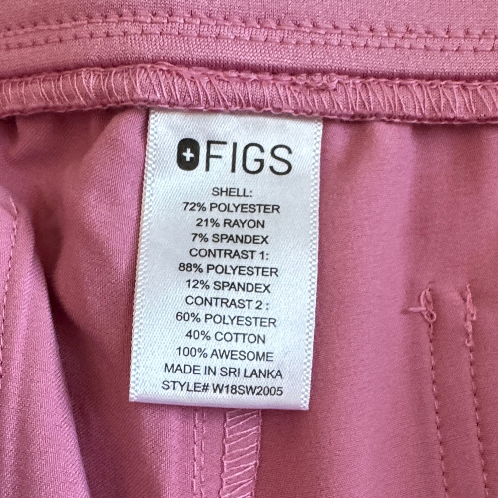 Figs Chalk Pink Women’s Zamora Jogger Medium - Picture 4 of 6